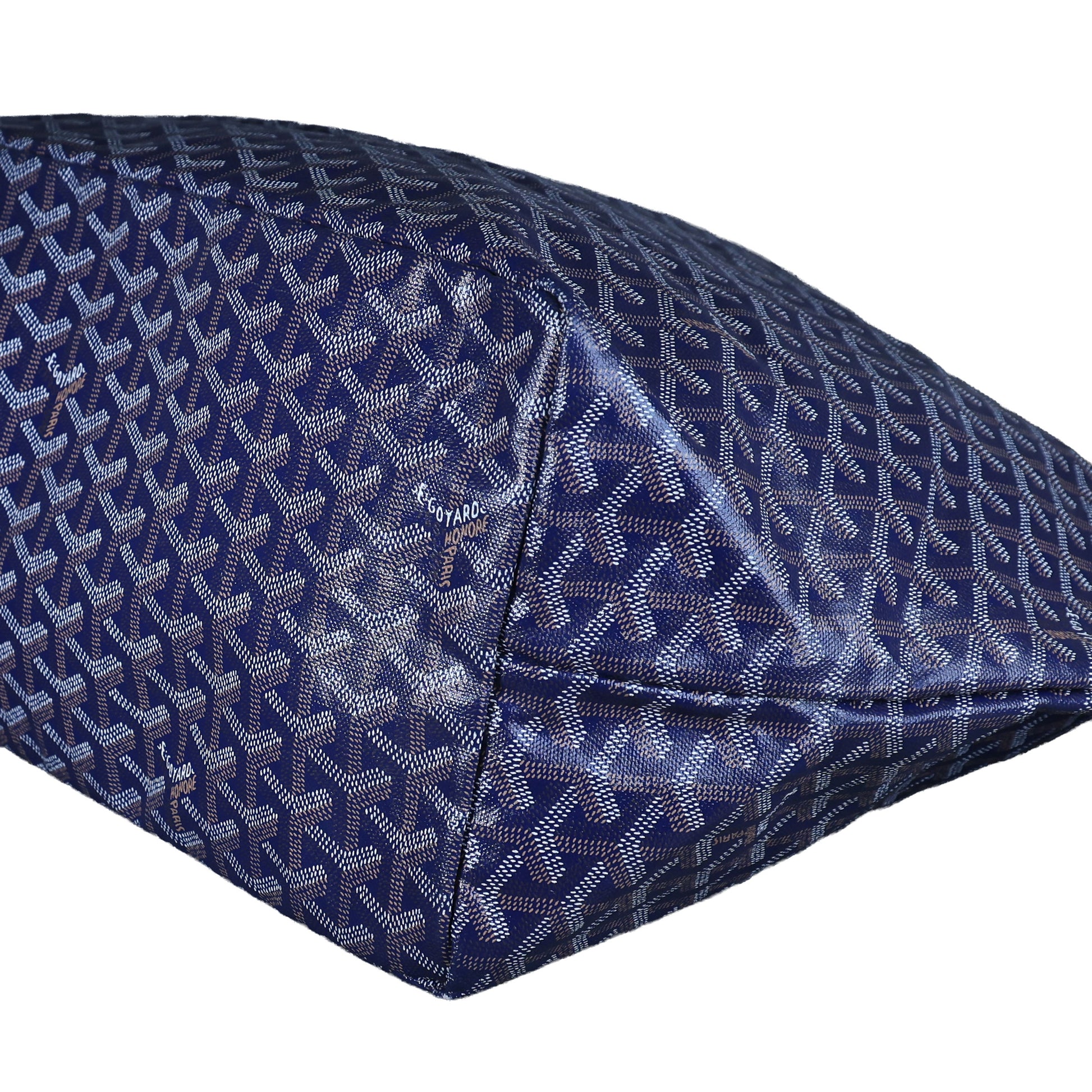 Preowned GOYARD St Louis GM Tote Blue | Luxe Again Maison