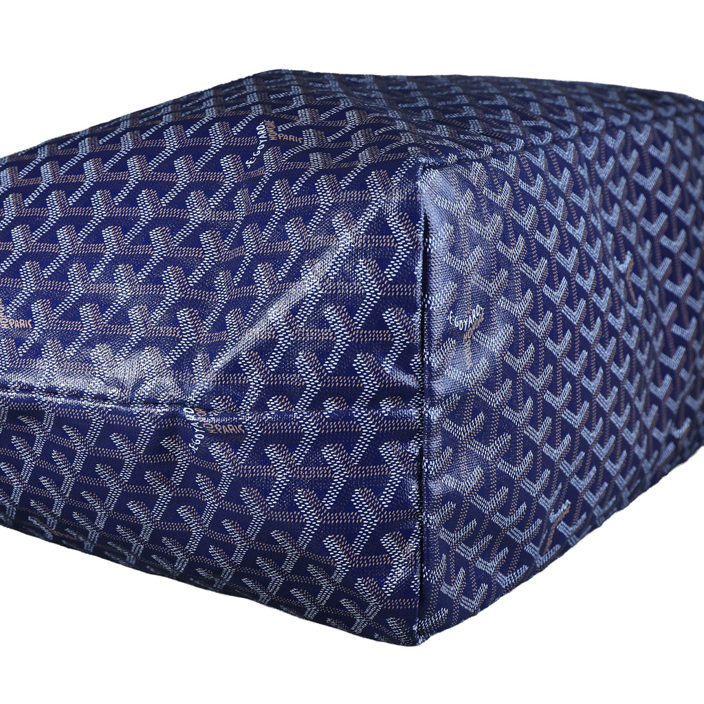 Preowned GOYARD St Louis GM Tote Blue | Luxe Again Maison