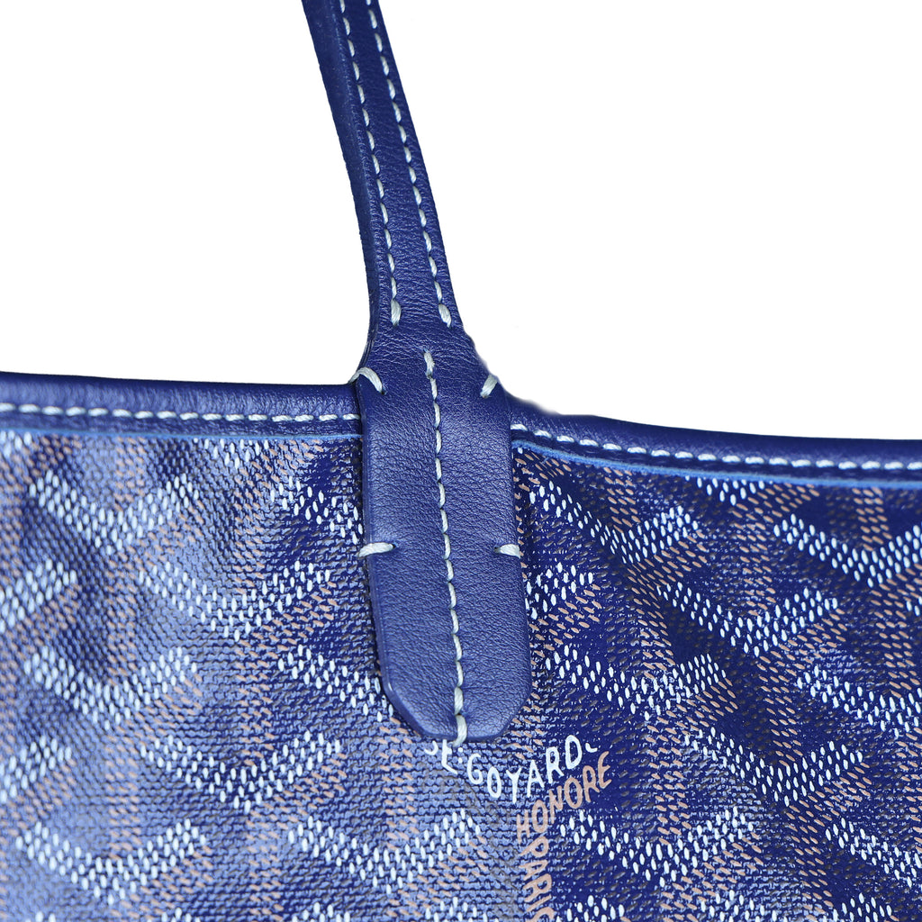 Preowned GOYARD St Louis GM Tote Blue | Luxe Again Maison