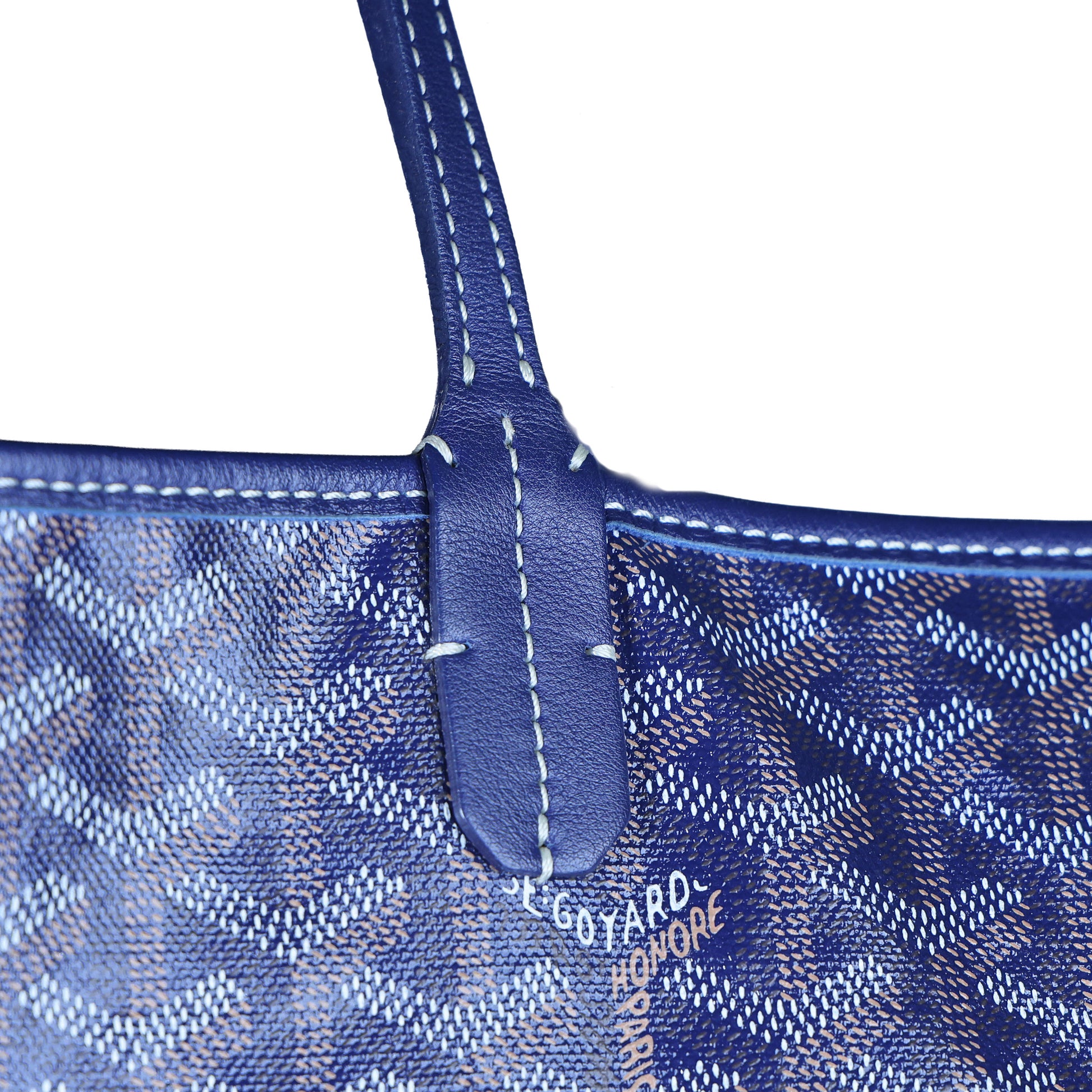 Preowned GOYARD St Louis GM Tote Blue | Luxe Again Maison