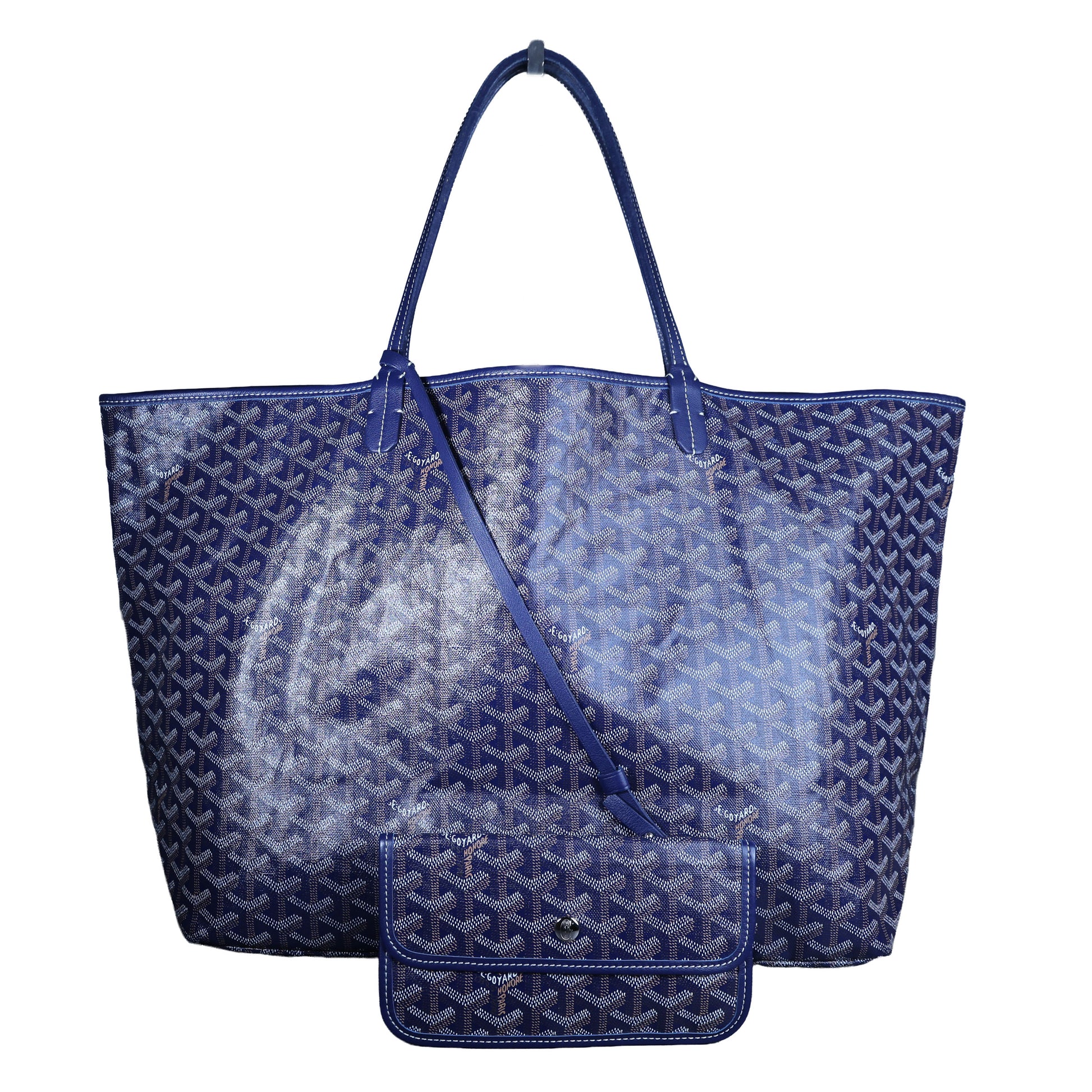 Preowned GOYARD St Louis GM Tote Blue | Luxe Again Maison