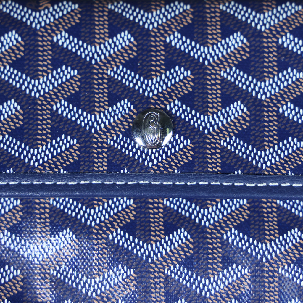 Preowned GOYARD St Louis PM Tote Navy Blue | Luxe Again Maison