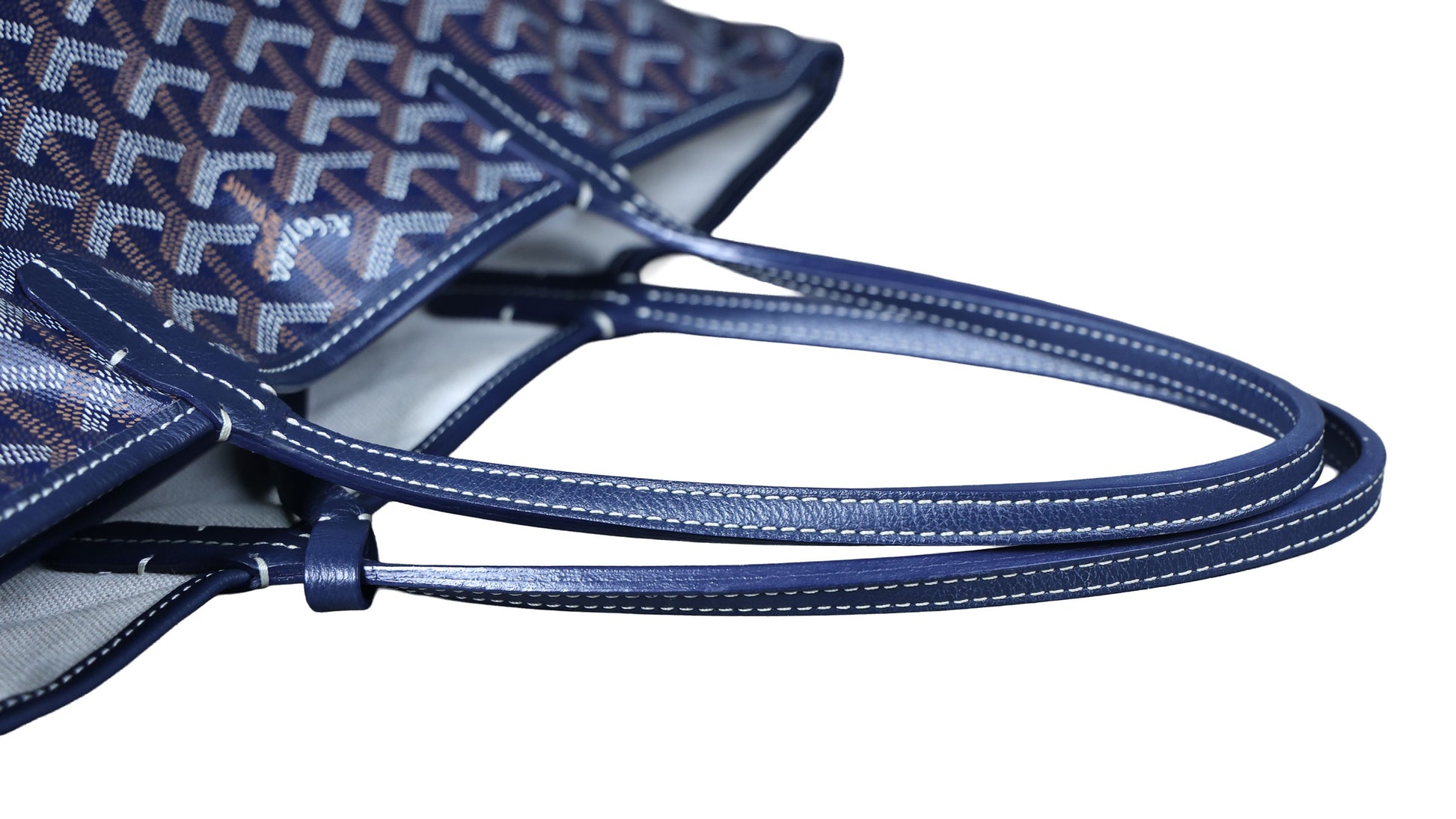 Preowned GOYARD St Louis PM Tote Navy Blue | Luxe Again Maison