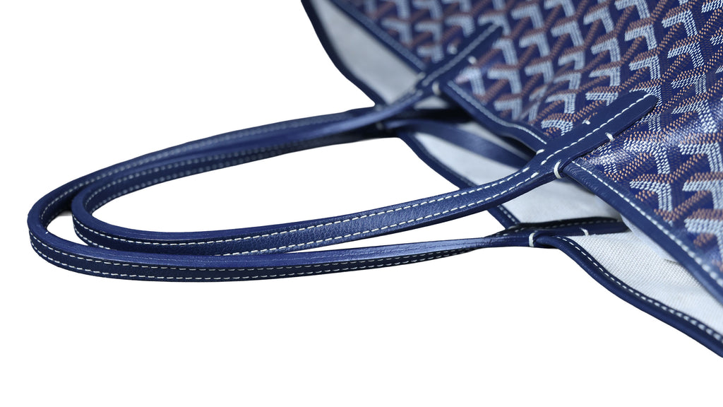 Preowned GOYARD St Louis PM Tote Navy Blue | Luxe Again Maison