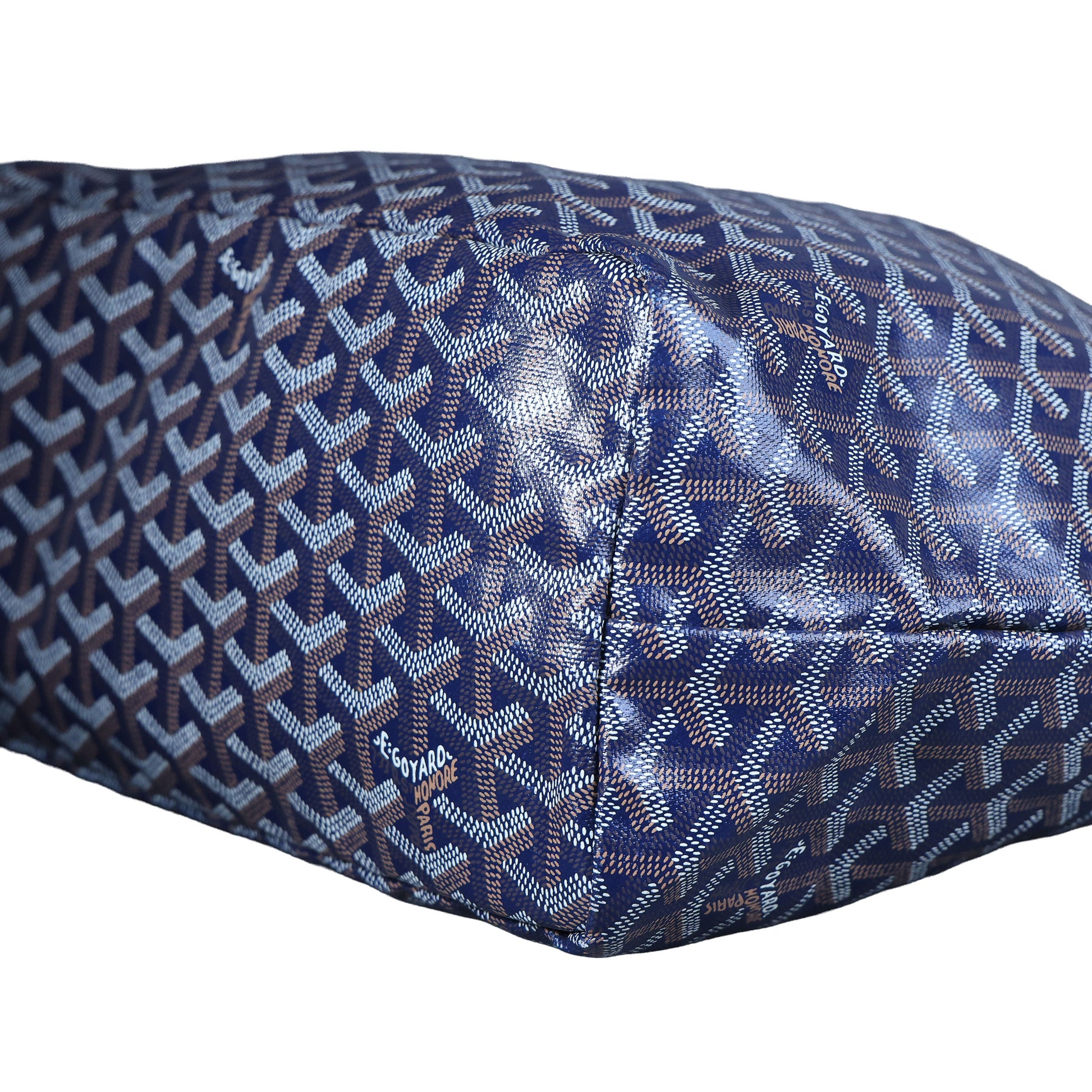 Preowned GOYARD St Louis PM Tote Navy Blue | Luxe Again Maison