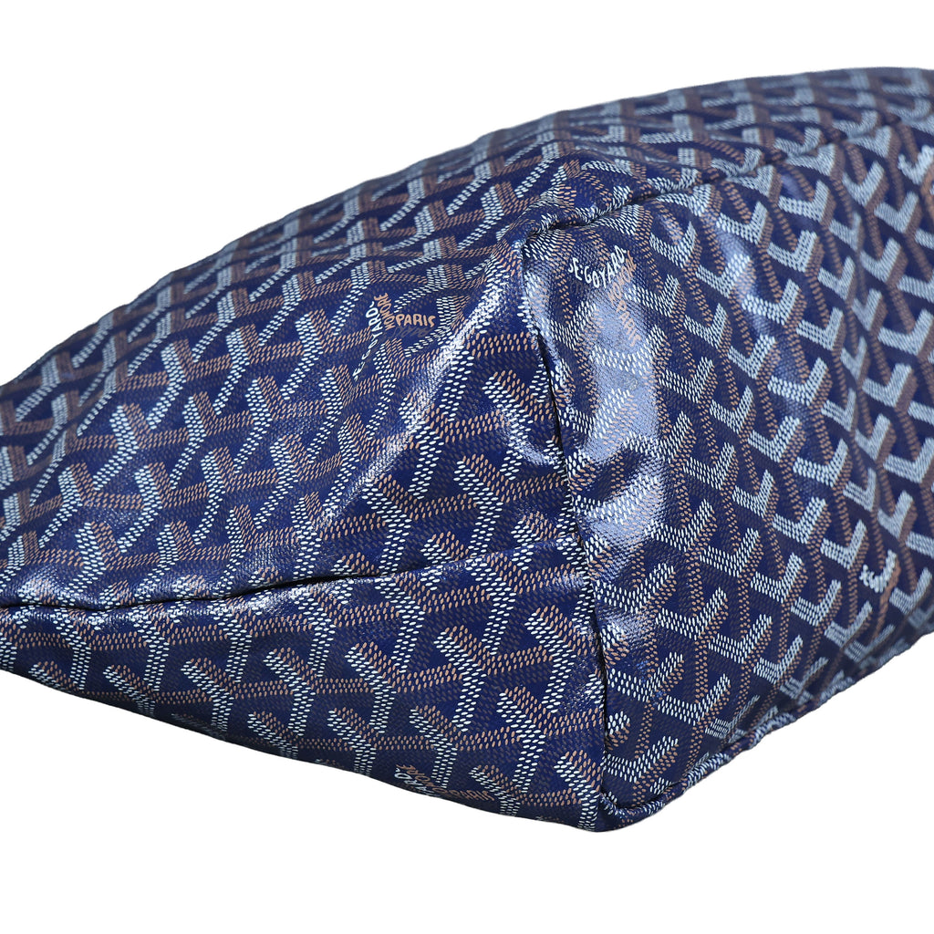 Preowned GOYARD St Louis PM Tote Navy Blue | Luxe Again Maison