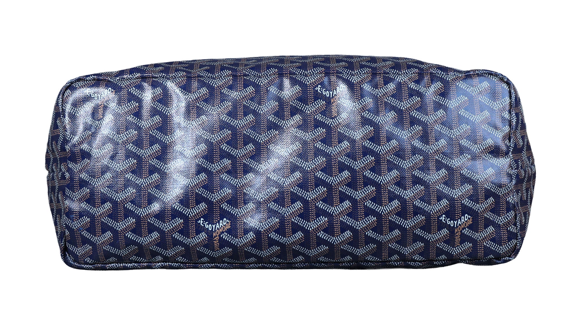 Preowned GOYARD St Louis PM Tote Navy Blue | Luxe Again Maison