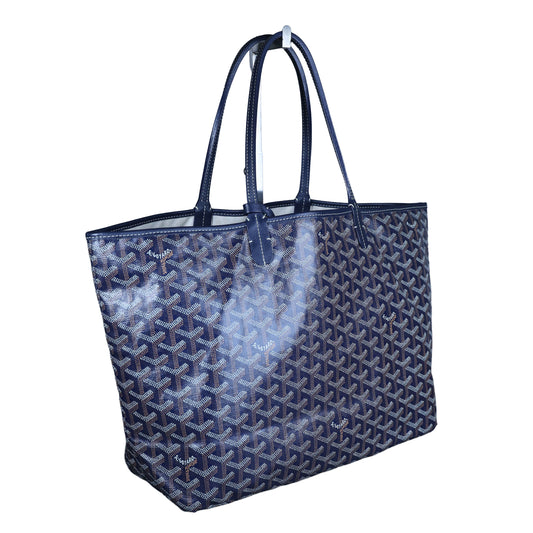 Preowned GOYARD St Louis PM Tote Navy Blue | Luxe Again Maison