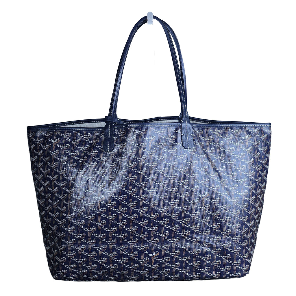 Preowned GOYARD St Louis PM Tote Navy Blue | Luxe Again Maison
