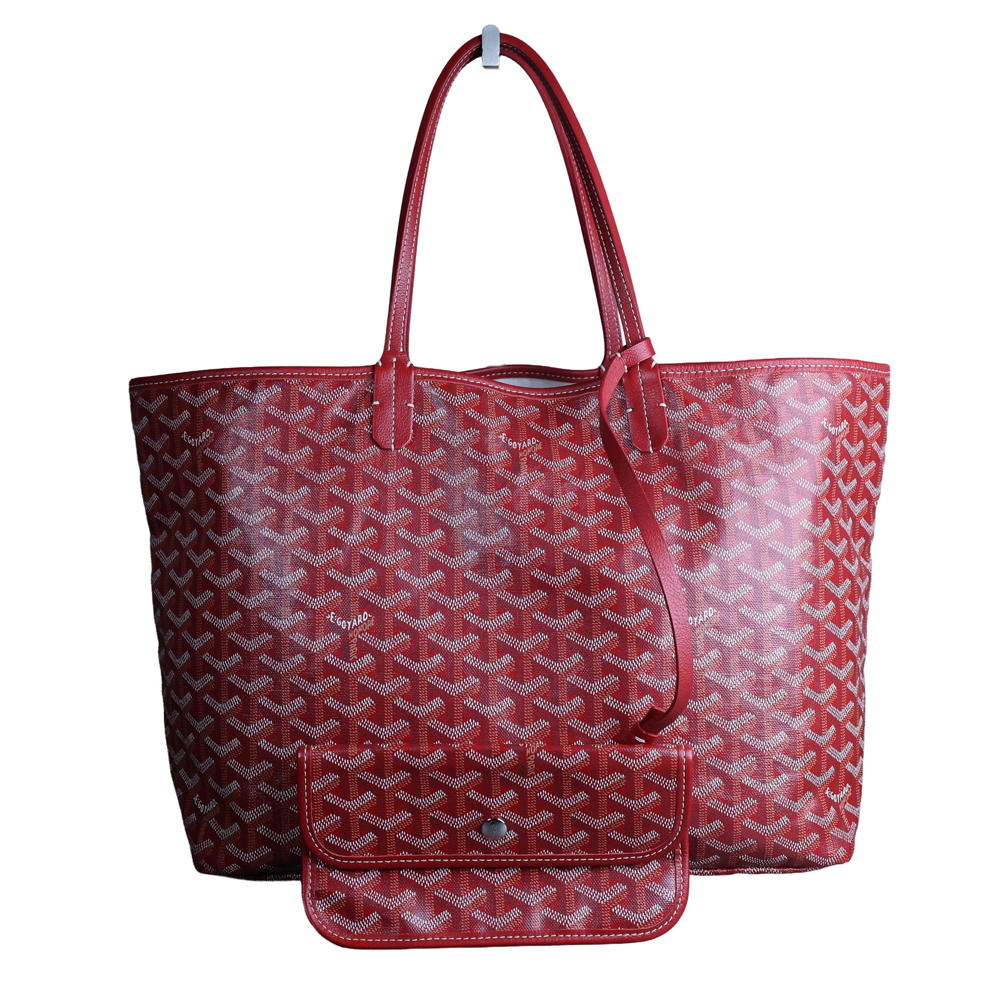 Preowned GOYARD St Louis PM Tote Red | Luxe Again Maison