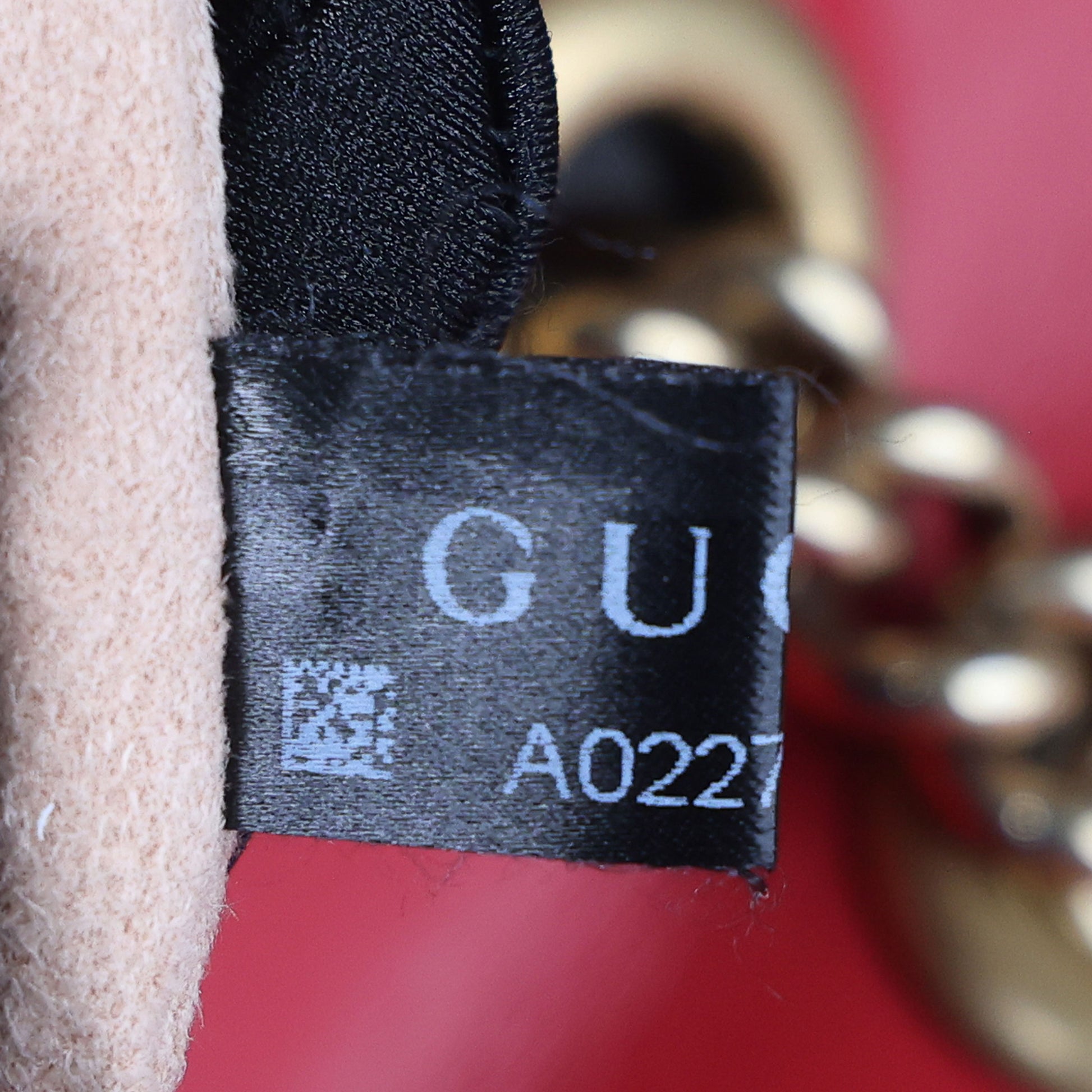 Preowned GUCCI GG Marmont Medium Leather Shoulder Bag Red | Luxe Again Maison