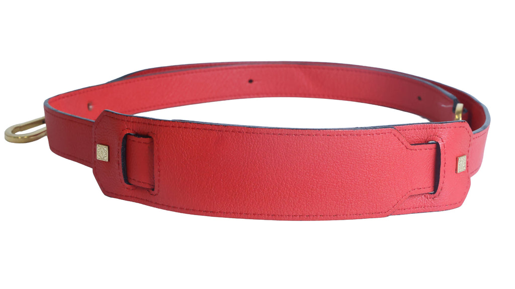 Preowned LOEWE Puzzle Large Leather Red 2 Way Bag | Luxe Again Maison