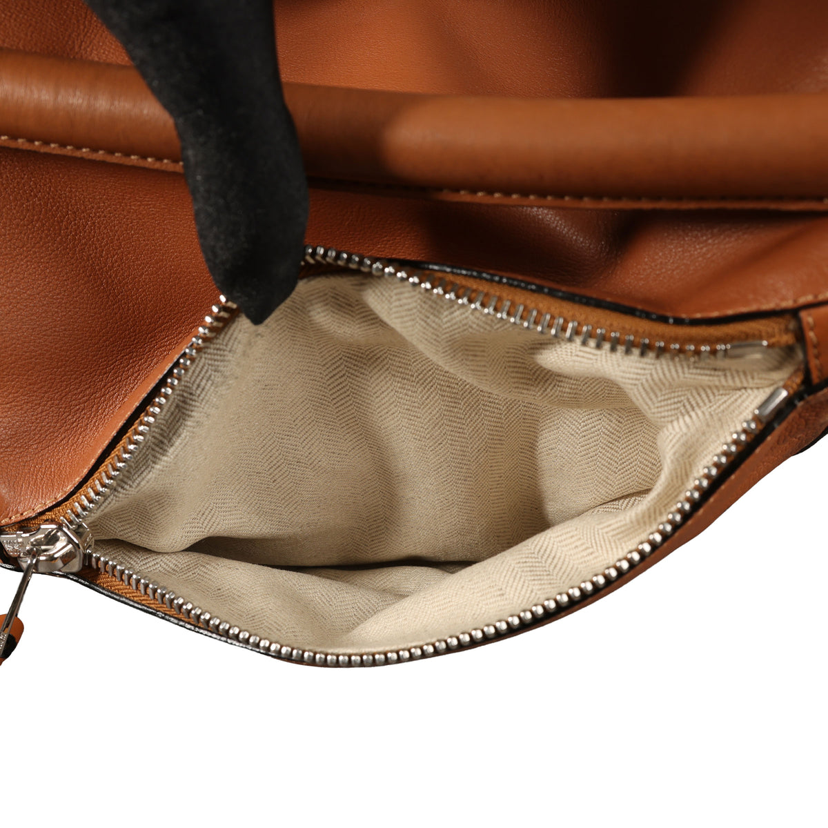 Preowned LOEWE Puzzle Leather Bag Brown SHW Large | Luxe Again Maison