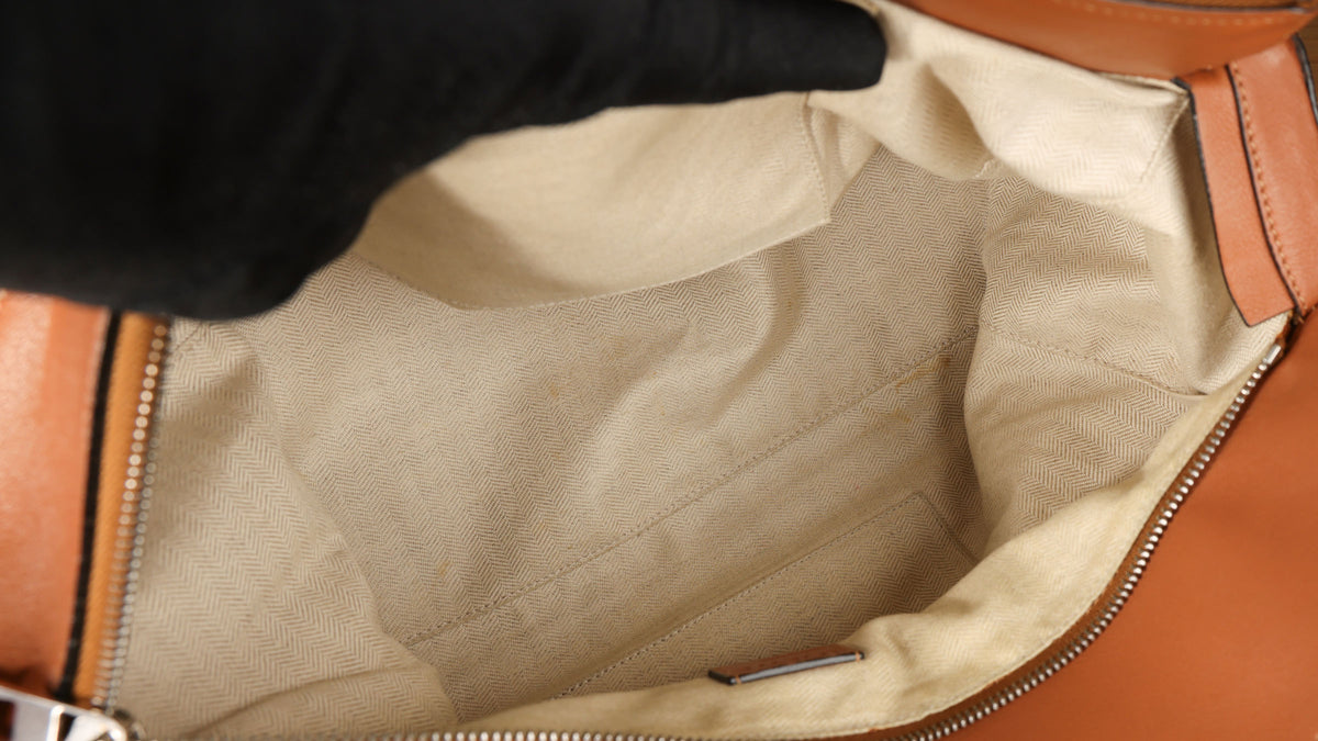 Preowned LOEWE Puzzle Leather Bag Brown SHW Large | Luxe Again Maison