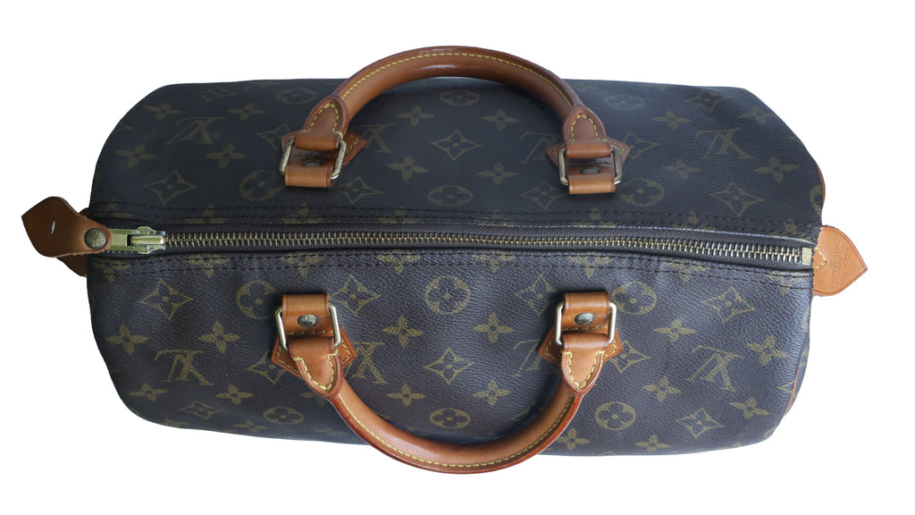 Preowned LOUIS VUITTON Speedy 30 Monogram Brown  | Luxe Again Maison