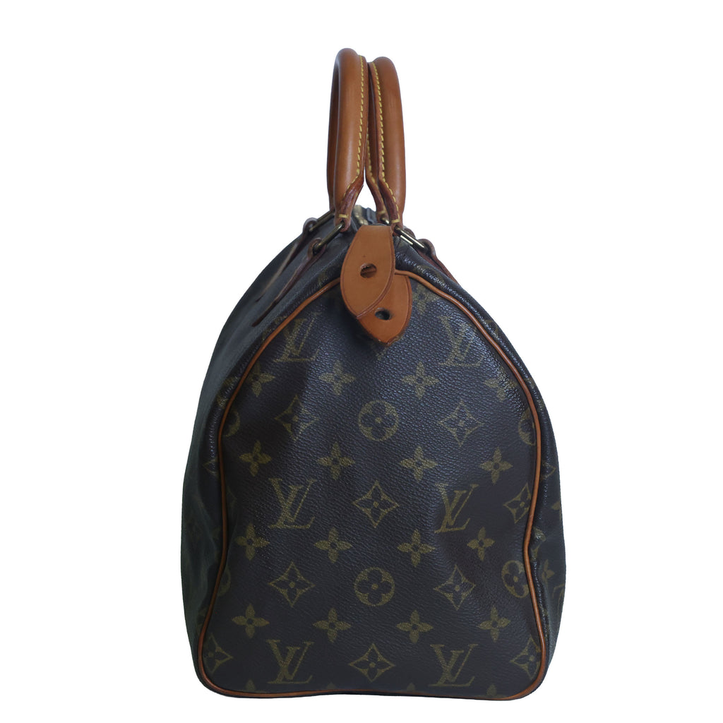 Preowned LOUIS VUITTON Speedy 30 Monogram Brown  | Luxe Again Maison