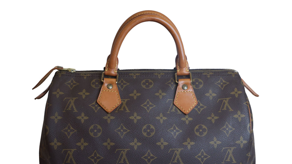 Preowned LOUIS VUITTON Speedy 30 Monogram Brown  | Luxe Again Maison