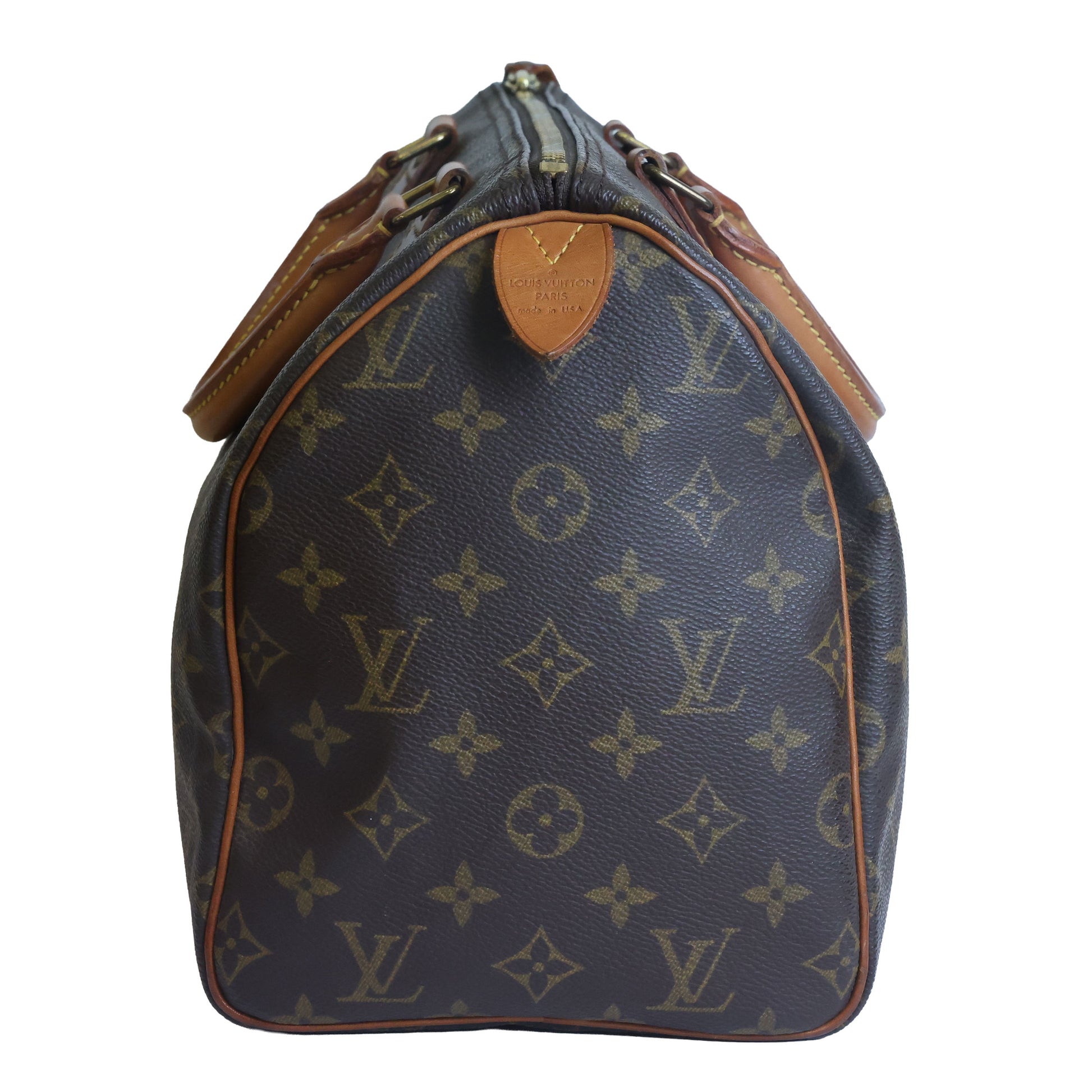 Preowned LOUIS VUITTON Speedy 30 Monogram Brown  | Luxe Again Maison