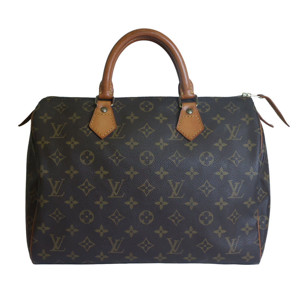 Preowned LOUIS VUITTON Speedy 30 Monogram Brown  | Luxe Again Maison
