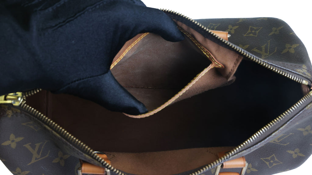 Preowned LOUIS VUITTON Speedy 30 Monogram Brown  | Luxe Again Maison