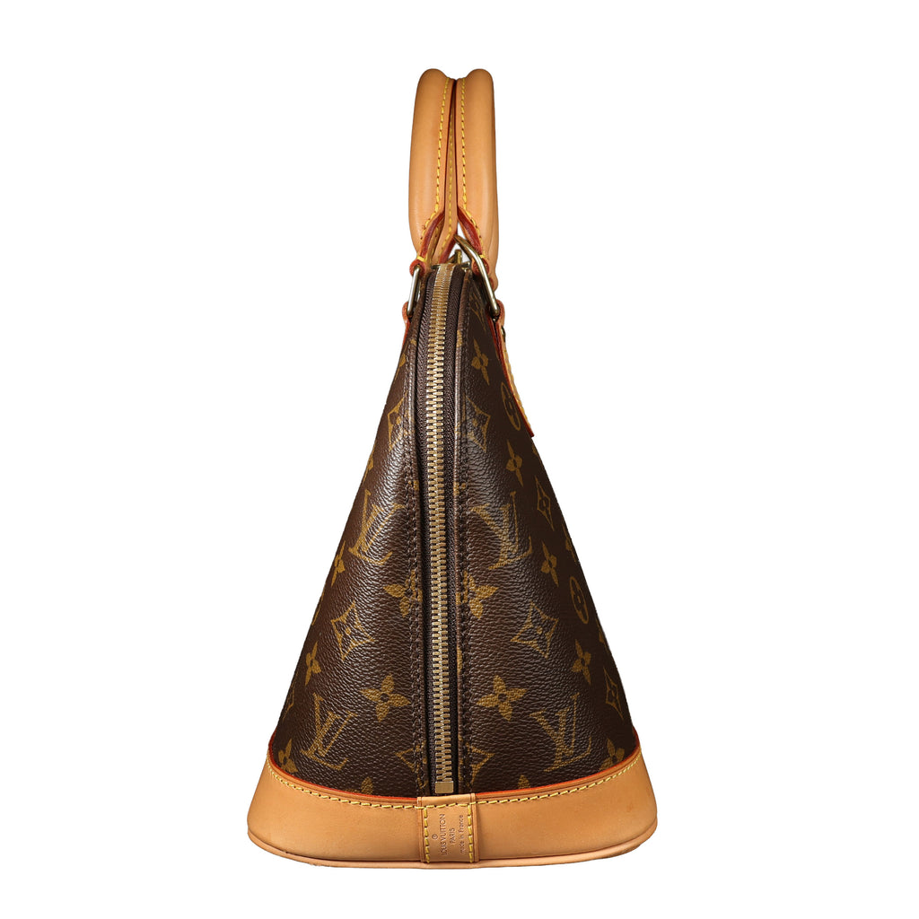 Preowned  LOUIS VUITTON Alma PM Monogram Brown FLXX32 | Luxe Again Maison