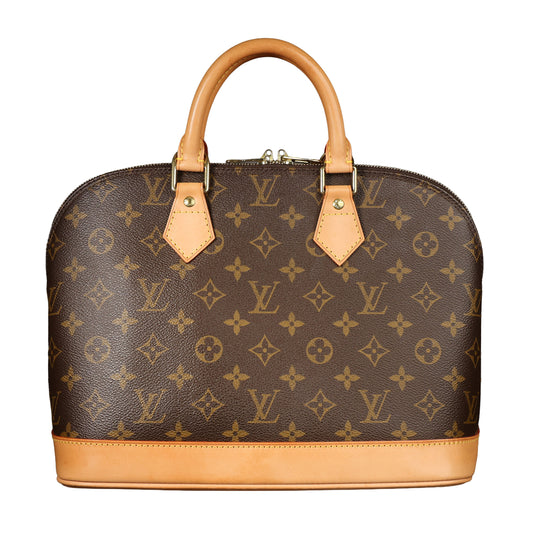 Preowned  LOUIS VUITTON Alma PM Monogram Brown FLXX32 | Luxe Again Maison