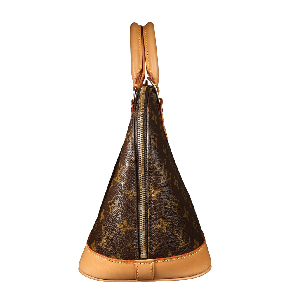Preowned  LOUIS VUITTON Alma PM Monogram Brown FLXX32 | Luxe Again Maison