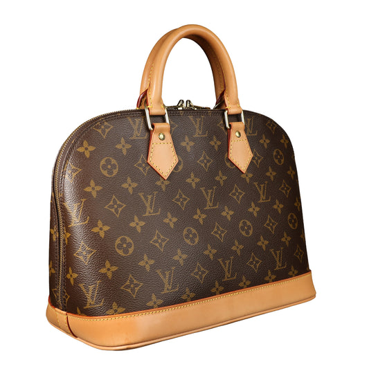 Preowned  LOUIS VUITTON Alma PM Monogram Brown FLXX32 | Luxe Again Maison