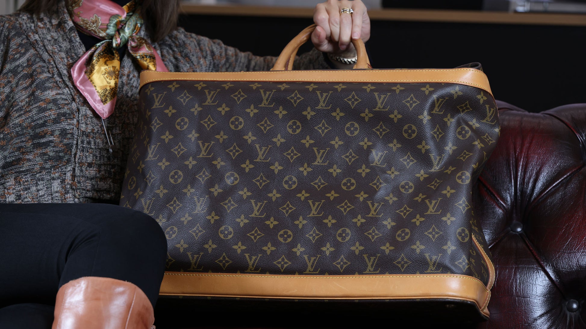 Preowned LOUIS VUITTON Vintage Cruiser 50 Monogram Travel Bag | Luxe Again Maison