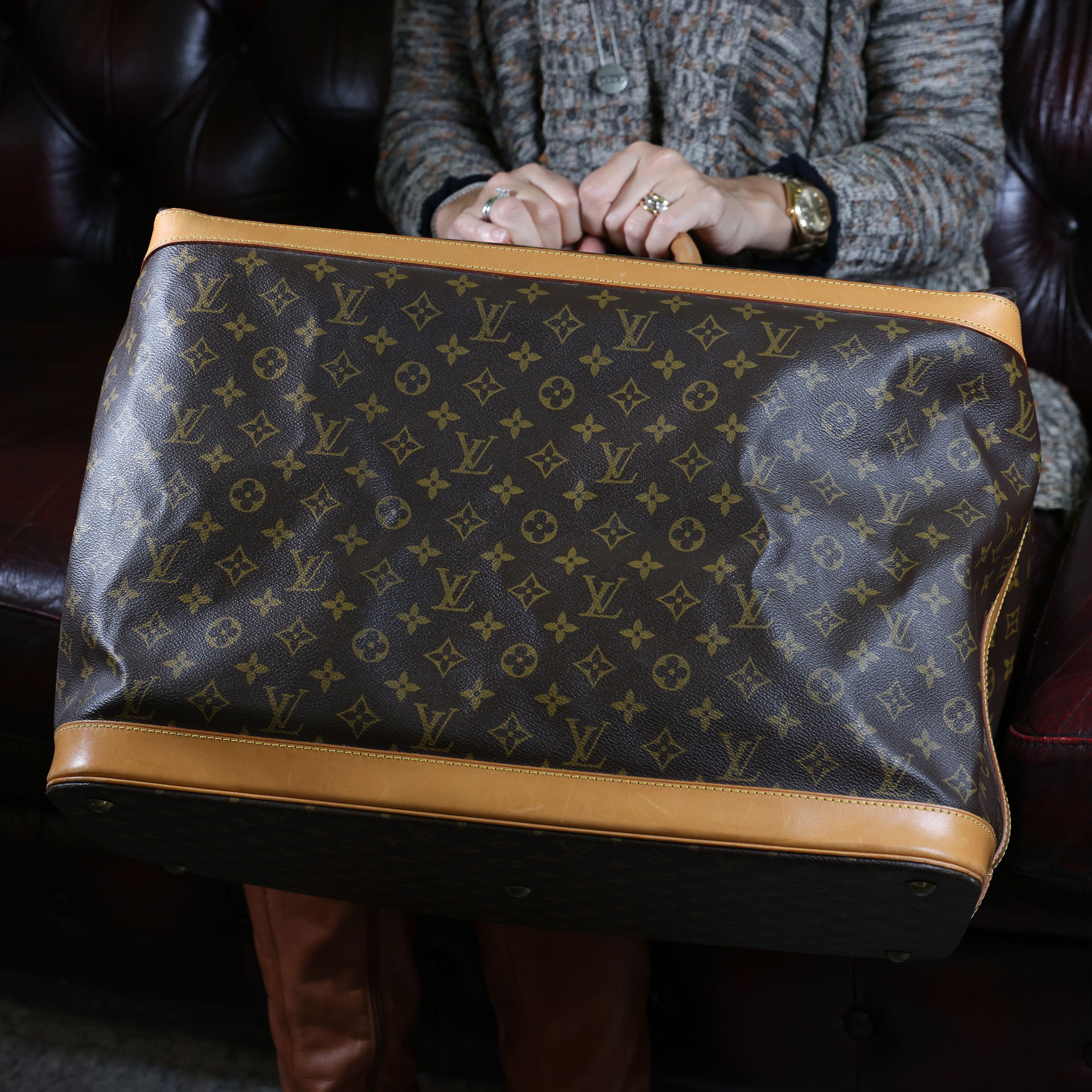 LOUIS VUITTON Vintage Cruiser 50 Monogram Travel Bag – Luxe Again