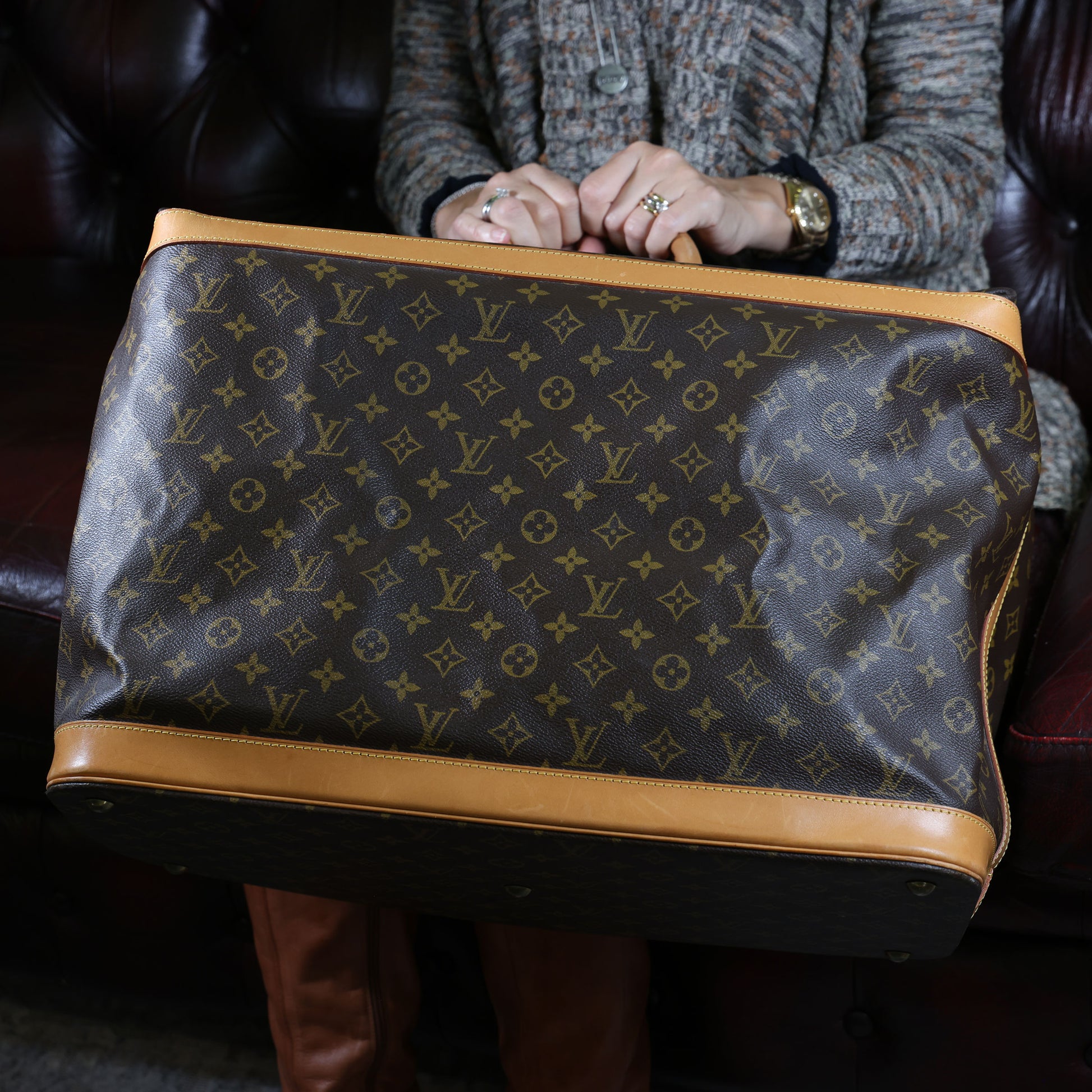 LOUIS VUITTON Vintage Cruiser 50 Monogram Travel Bag