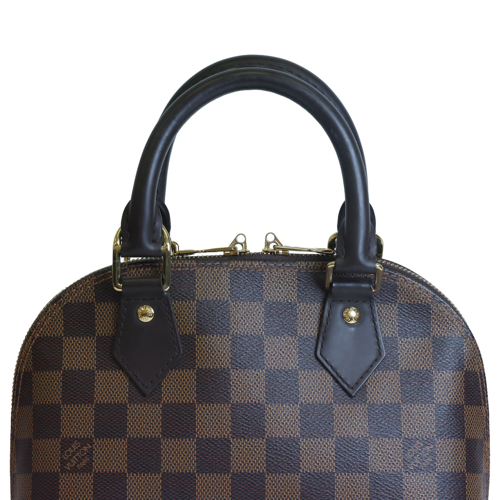 Preowned LOUIS VUITTON Damier Ebene Alma BB Brown | Luxe Again Maison