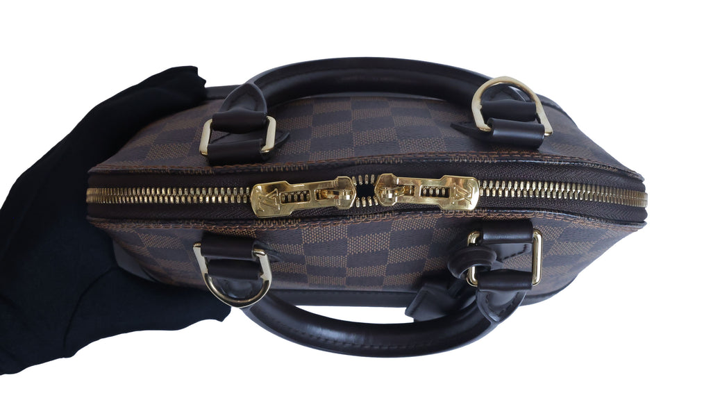 Preowned LOUIS VUITTON Damier Ebene Alma BB Brown | Luxe Again Maison