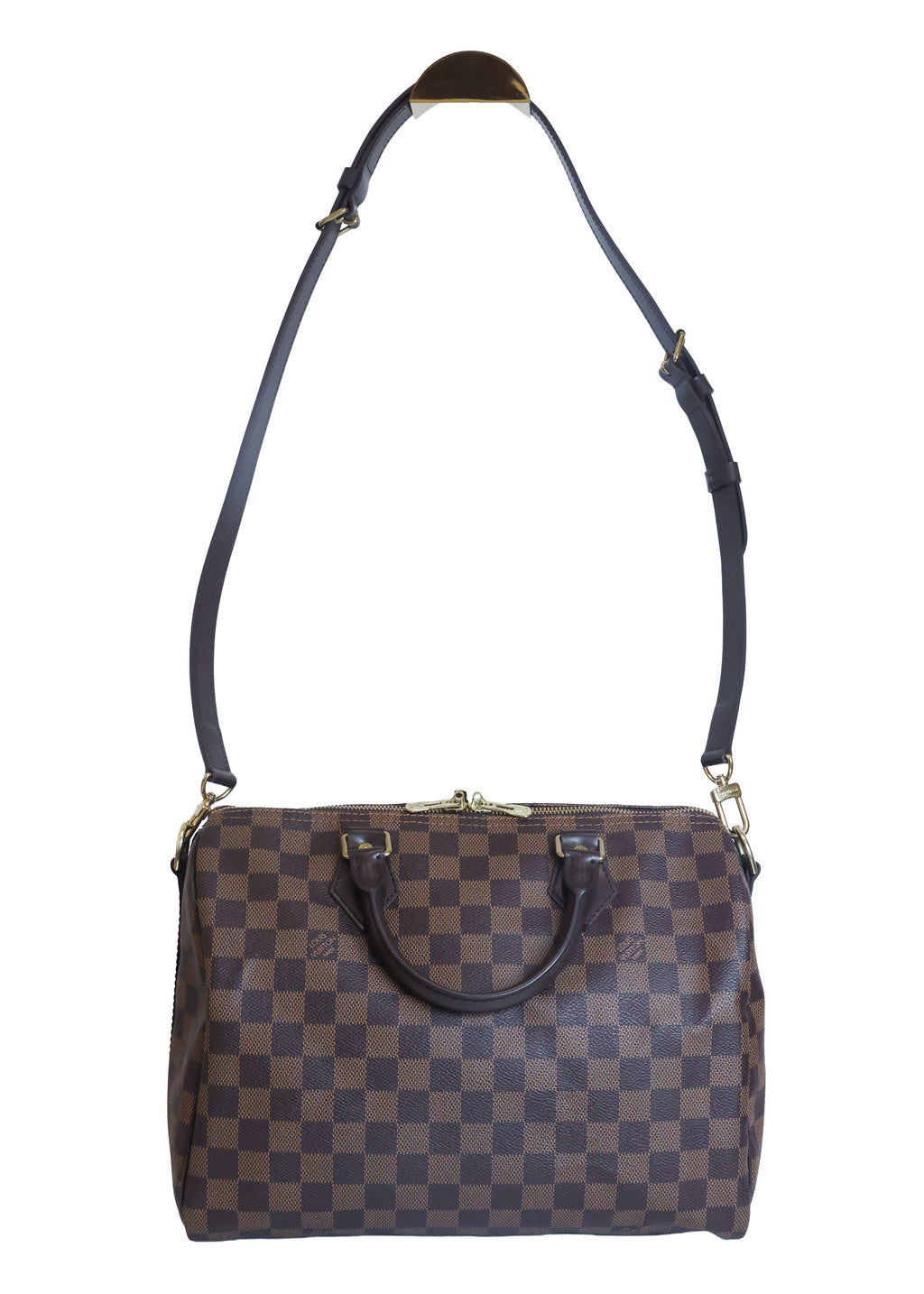 Preowned Louis Vuitton Speedy Bandouliere 30 Damier Ebene | Luxe Again Maison