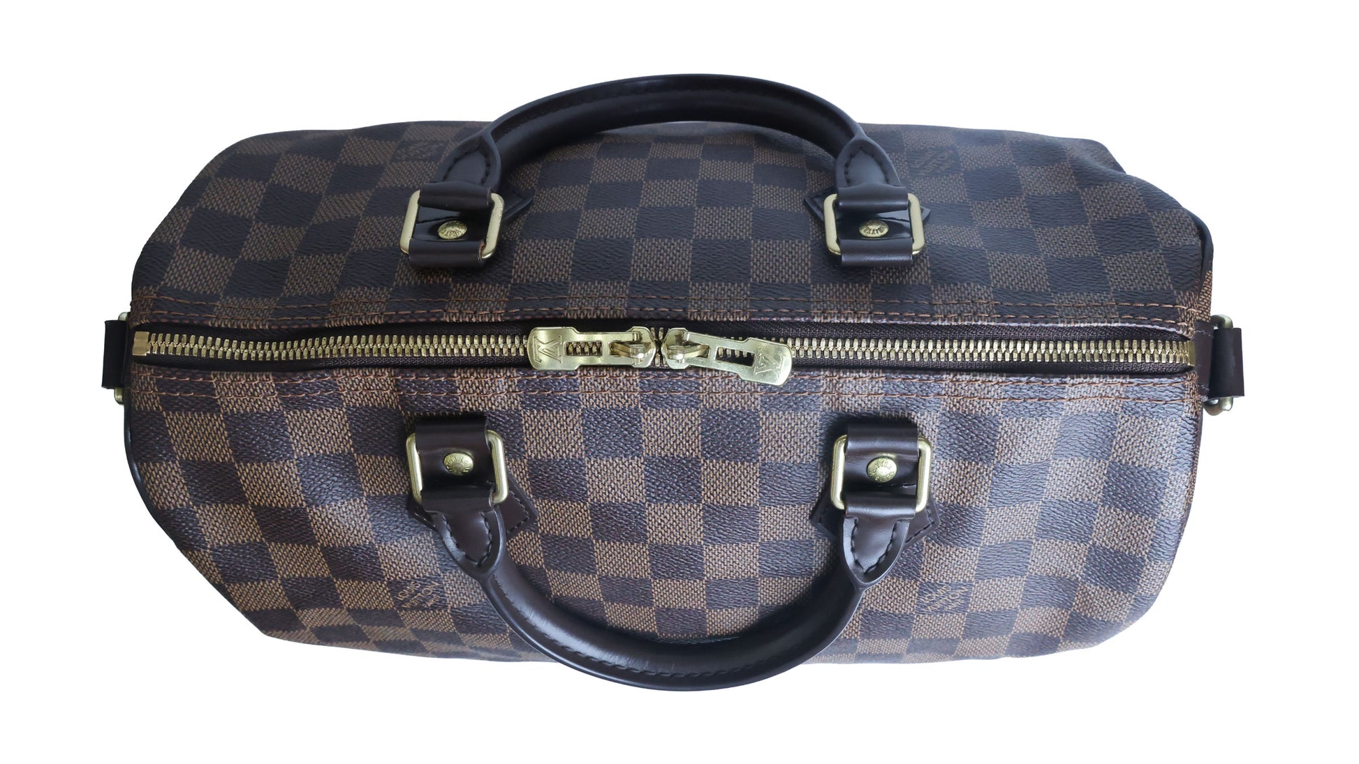 Preowned Louis Vuitton Speedy Bandouliere 30 Damier Ebene | Luxe Again Maison