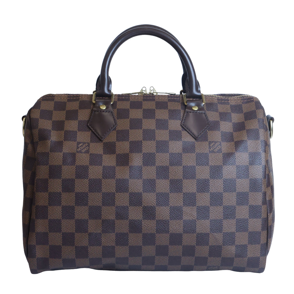 Preowned Louis Vuitton Speedy Bandouliere 30 Damier Ebene | Luxe Again Maison