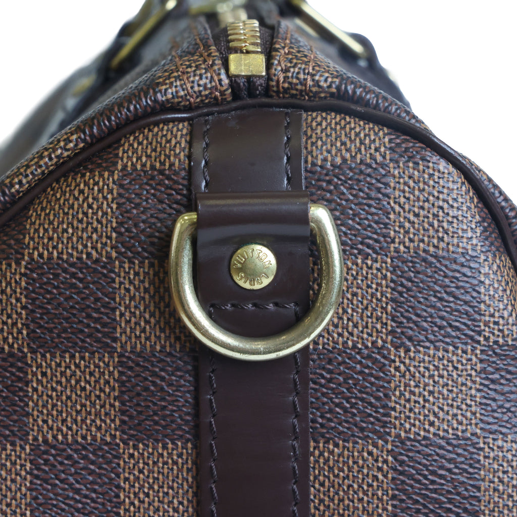 Preowned Louis Vuitton Speedy Bandouliere 30 Damier Ebene | Luxe Again Maison