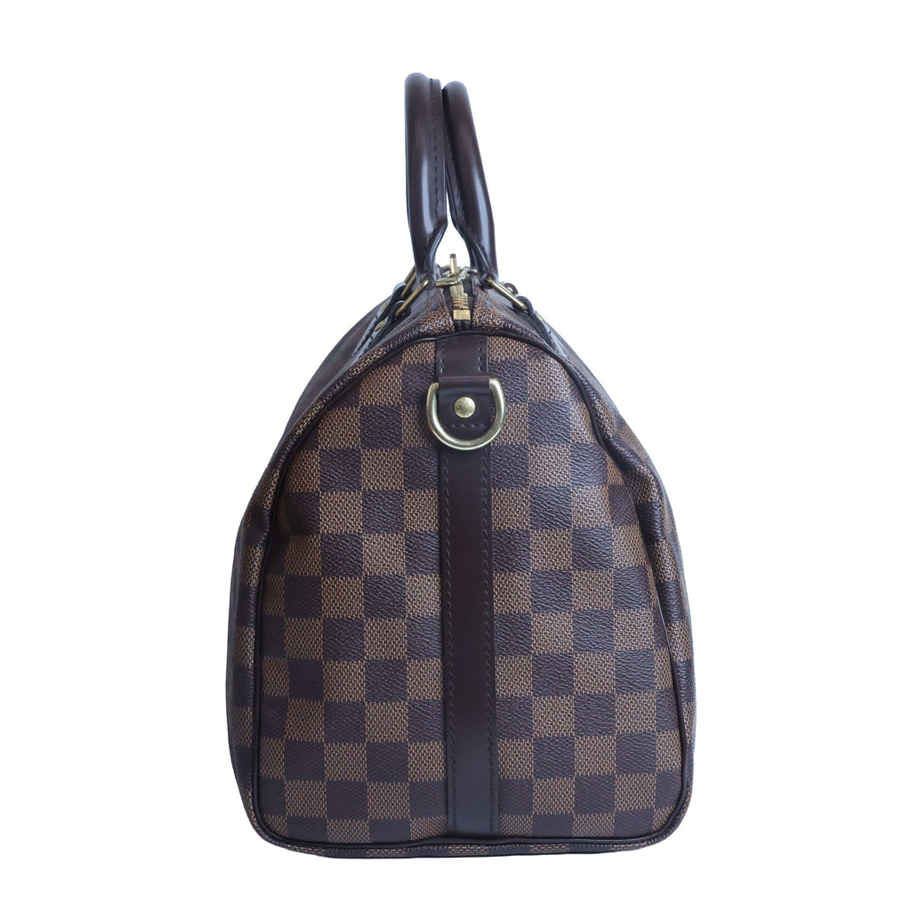 Preowned Louis Vuitton Speedy Bandouliere 30 Damier Ebene | Luxe Again Maison