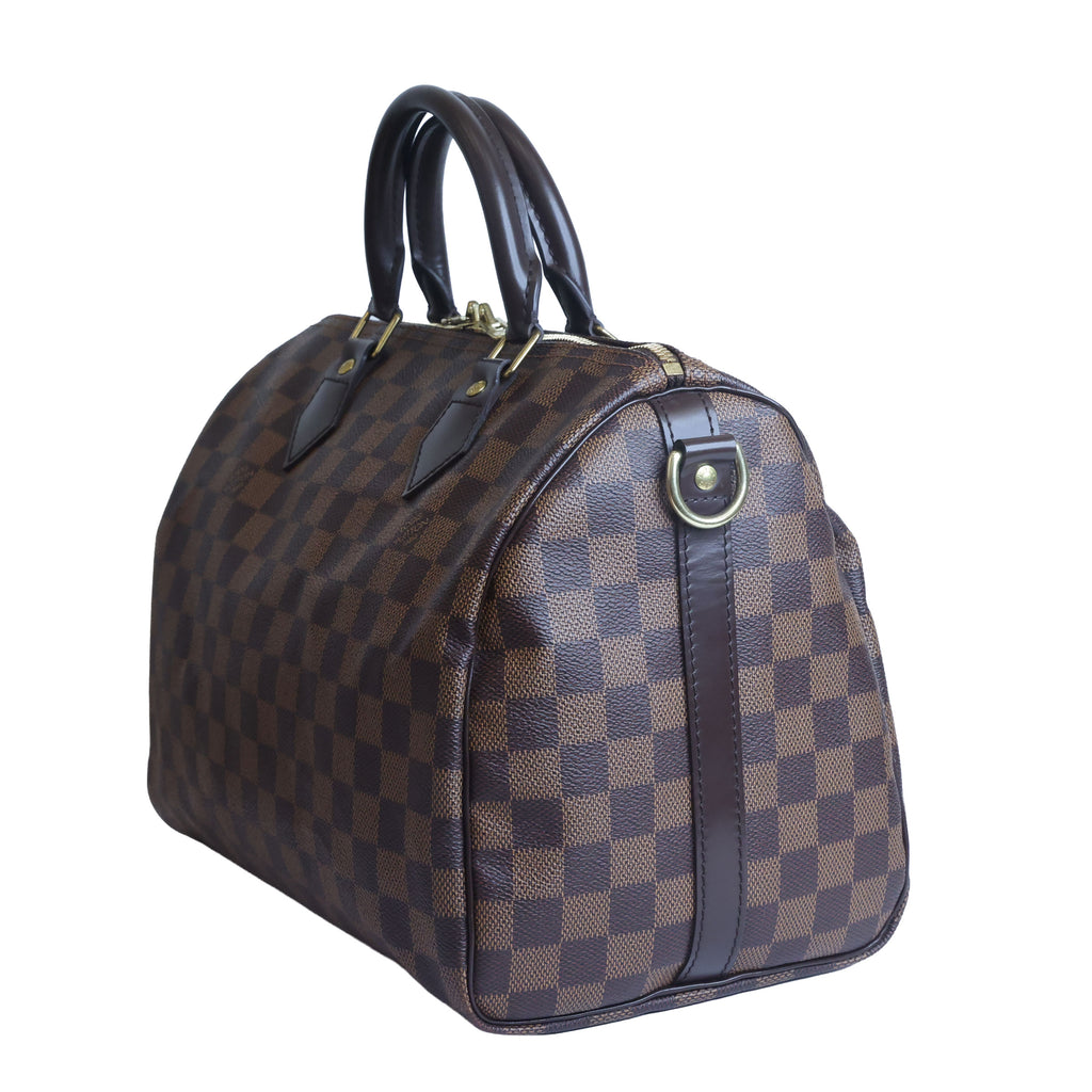 Preowned Louis Vuitton Speedy Bandouliere 30 Damier Ebene | Luxe Again Maison