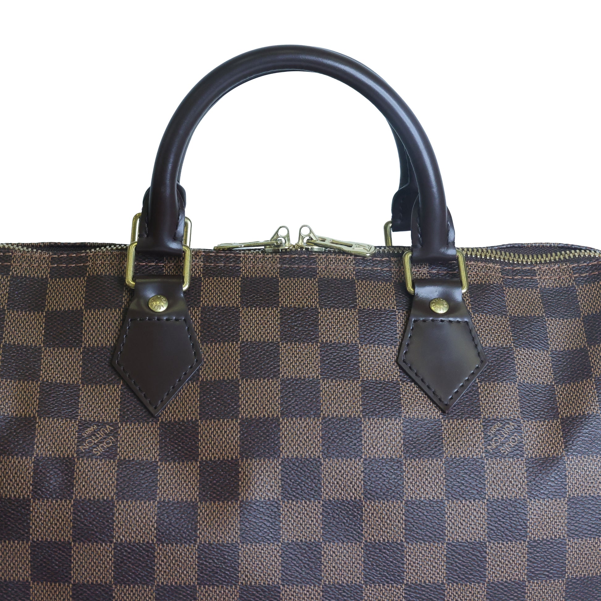 Preowned Louis Vuitton Speedy Bandouliere 30 Damier Ebene | Luxe Again Maison