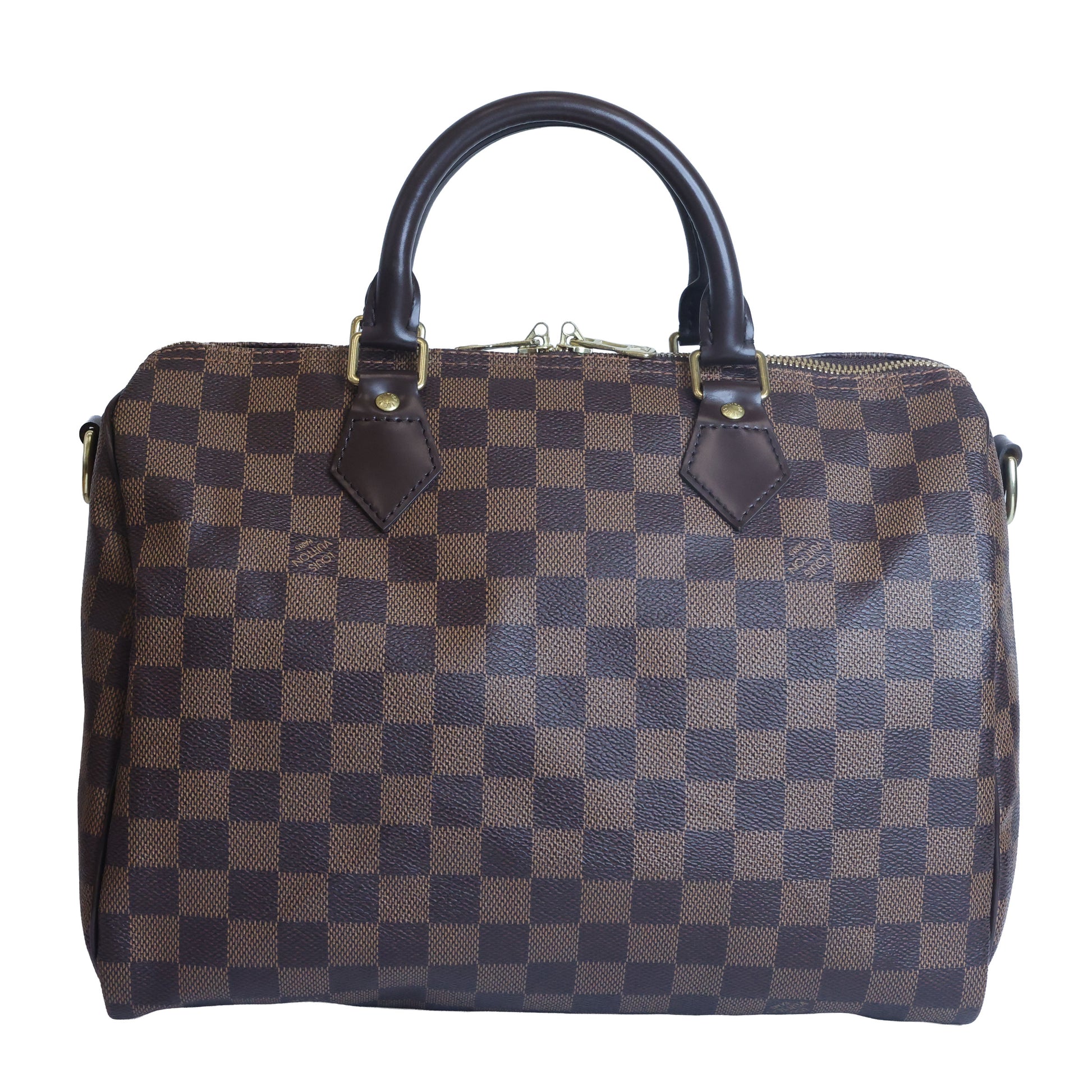 Preowned Louis Vuitton Speedy Bandouliere 30 Damier Ebene | Luxe Again Maison