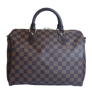 Preowned Louis Vuitton Speedy Bandouliere 30 Damier Ebene | Luxe Again Maison