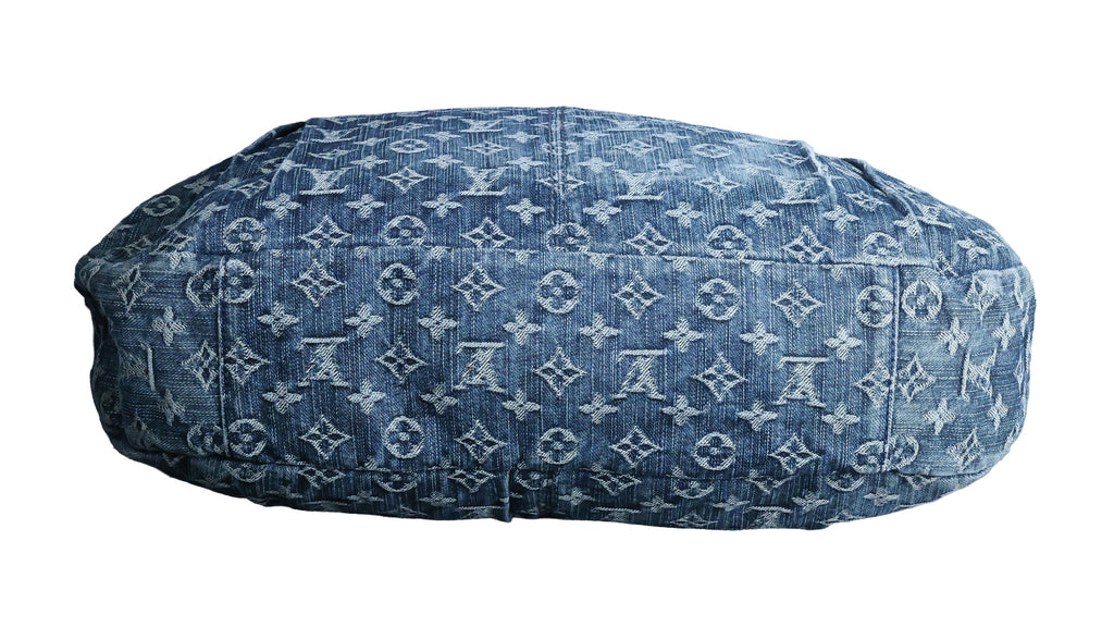 Preowned LOUIS VUITTON Denim Daily GM Monogram Navy Blue | Luxe Again Maison
