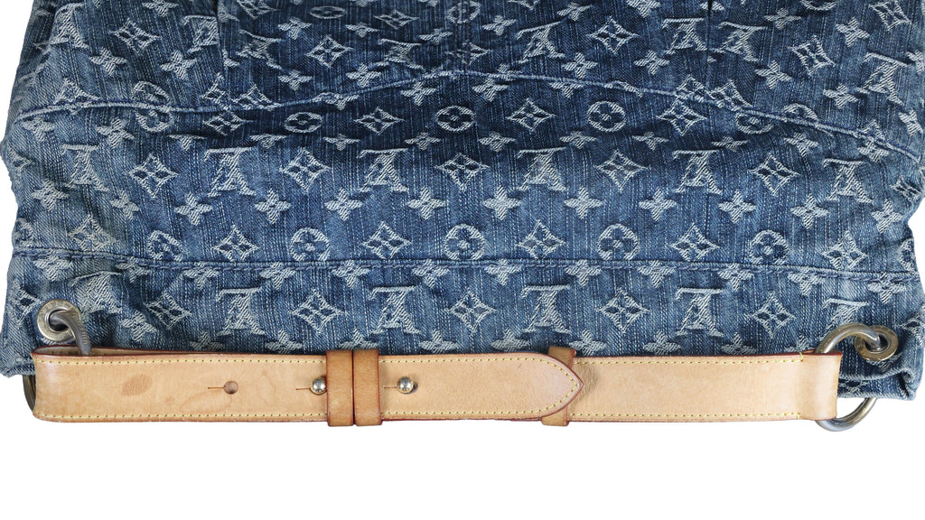 Preowned LOUIS VUITTON Denim Daily GM Monogram Navy Blue | Luxe Again Maison
