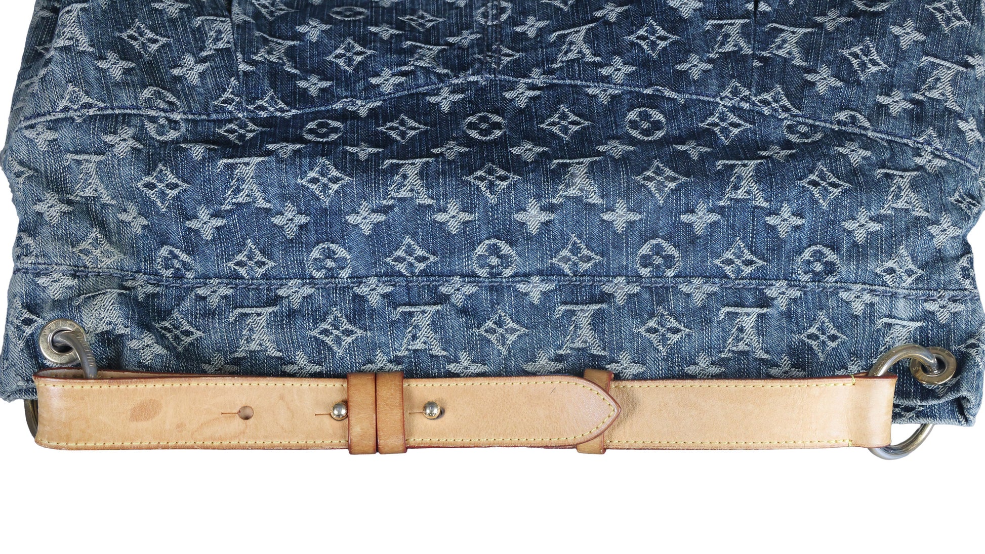 Preowned LOUIS VUITTON Denim Daily GM Monogram Navy Blue | Luxe Again Maison