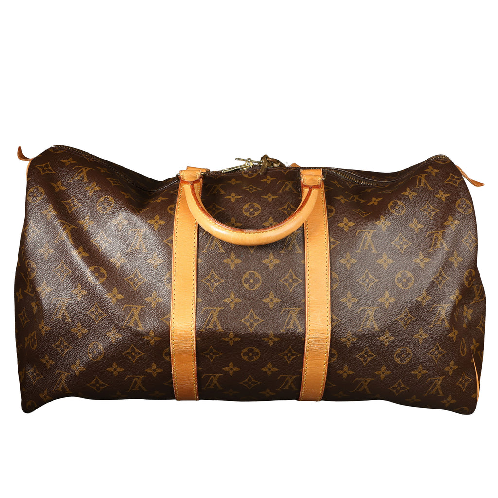 Preowned Louis Vuitton Vintage Keepall 50 Monogram Brown SPXX13 | Luxe Again Maison