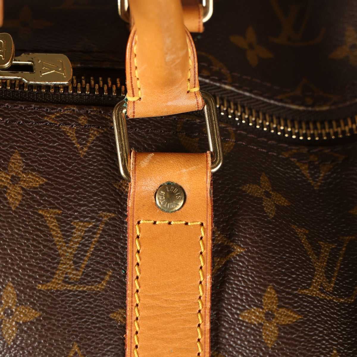 Preowned Louis Vuitton Vintage Keepall 50 Monogram Brown SPXX13 | Luxe Again Maison