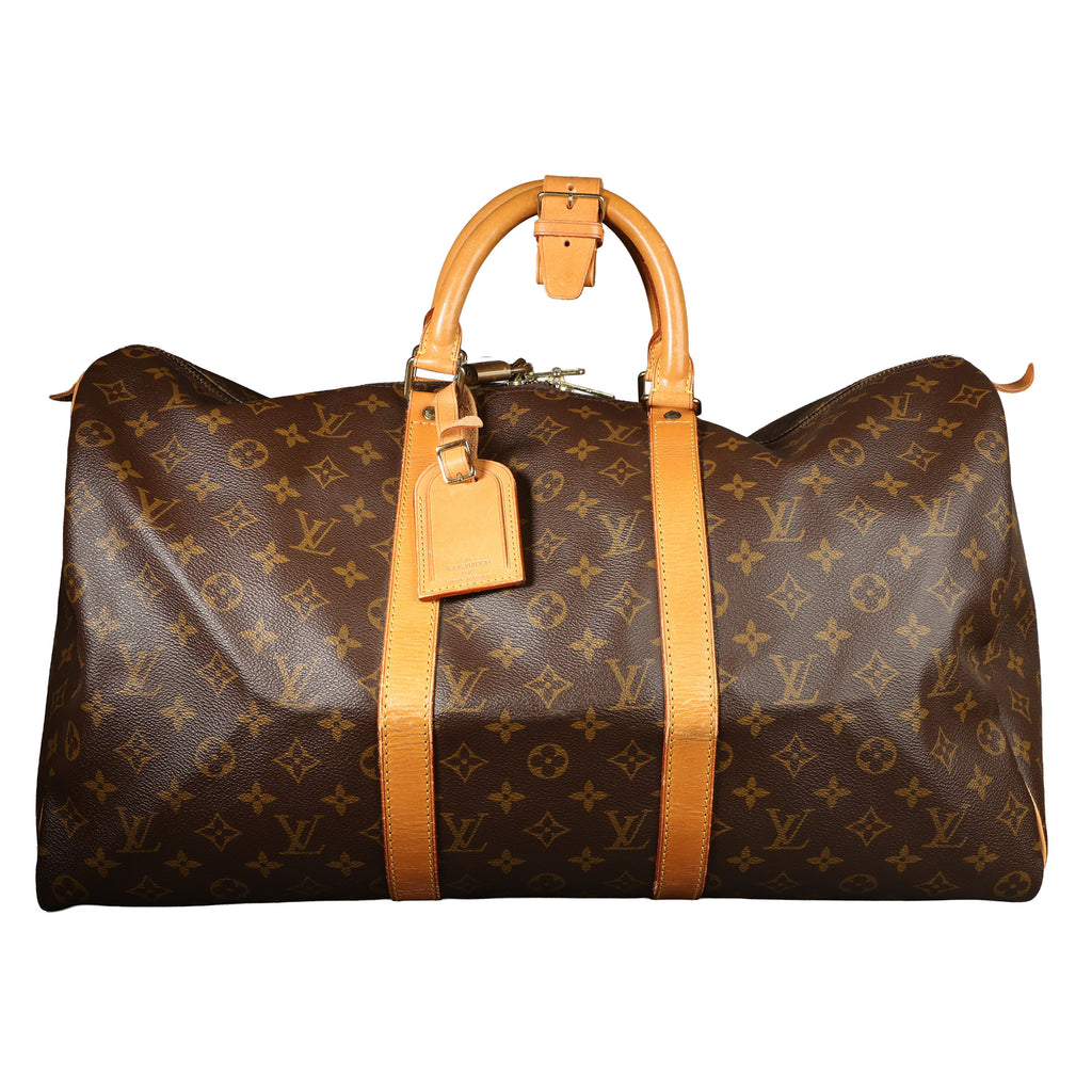 Preowned Louis Vuitton Vintage Keepall 50 Monogram Brown SPXX13 | Luxe Again Maison