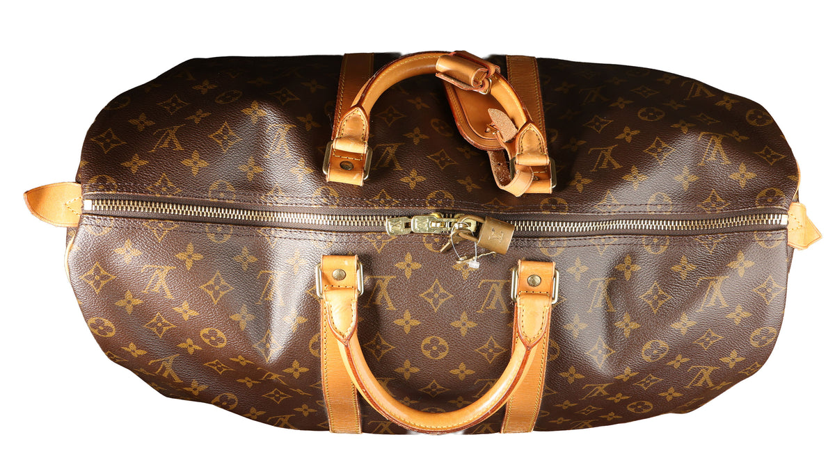 Preowned Louis Vuitton Vintage Keepall 50 Monogram Brown SPXX13 | Luxe Again Maison