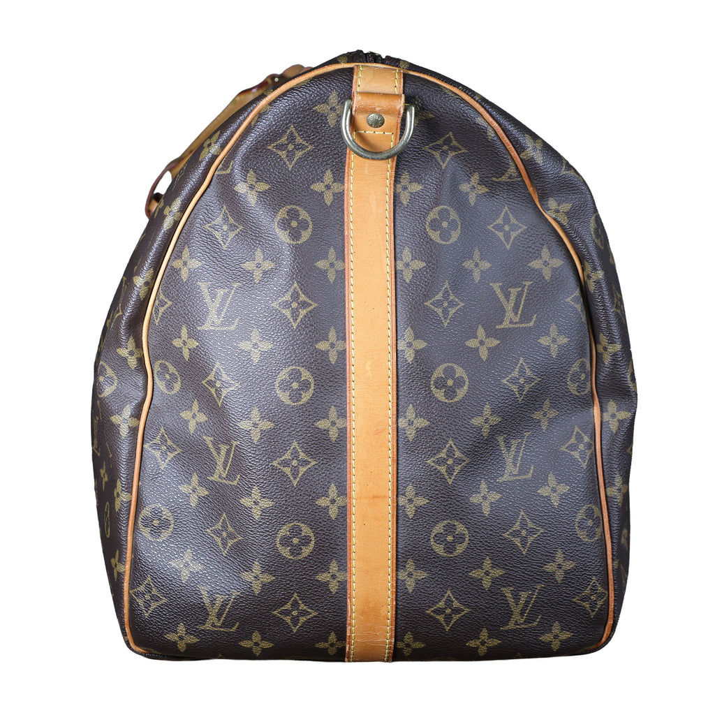 Preowned LOUIS VUITTON Vintage Keepall Bandouliere 60 Monogram Brown | Luxe Again Maison